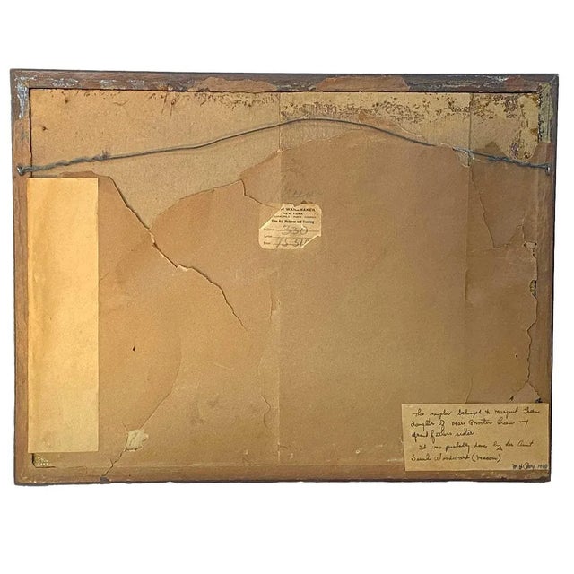 American Schoolgirl Silk Thread Needlework Sampler For Sale - Image 9 of 16