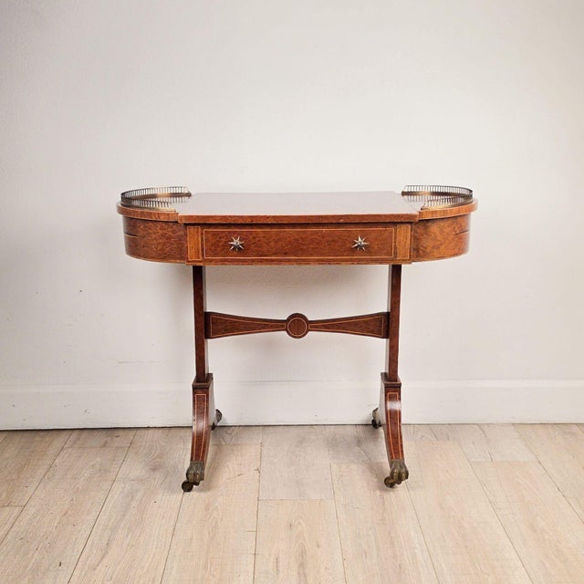 Early 19th Century English Regency Game/Writing Table For Sale - Image 13 of 16