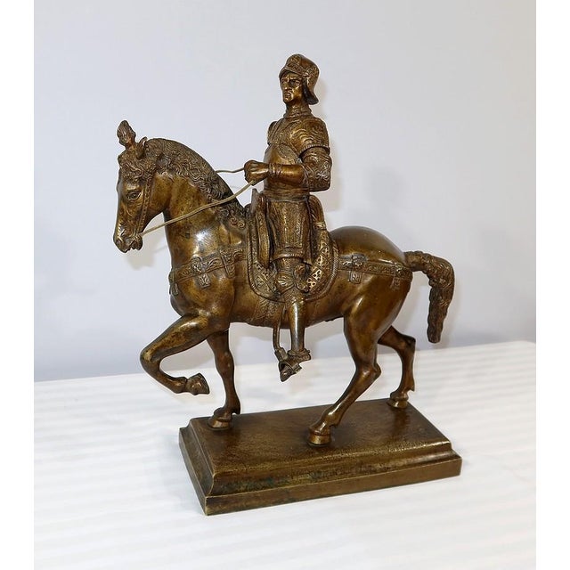 After Verrocchio, Le Colleone, Late 1800s, Bronze For Sale - Image 3 of 18