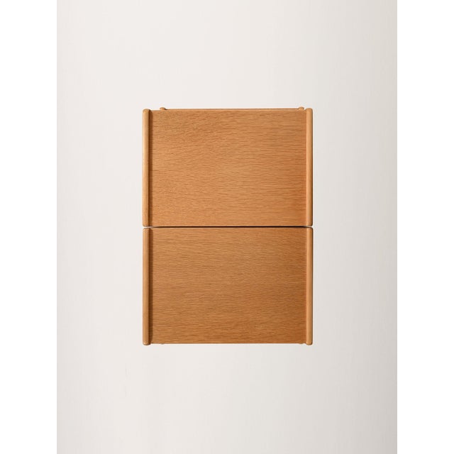 Scandinavian Oak Bedside Tables, 1960s, Set of 2 For Sale - Image 9 of 10