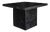 Postmodern Black Marble Stone Accent Table For Sale