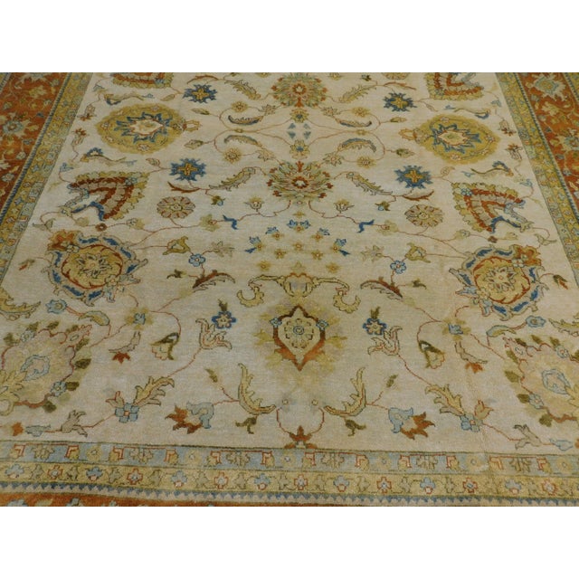 Handmade Indo Persian Rug. 8'x 9'9" For Sale - Image 11 of 18