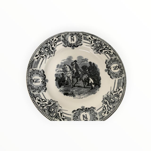 1920s Boch Frères La Louvière Napoleon Commemorative Plates - Set of 12 For Sale In Palm Springs - Image 6 of 7