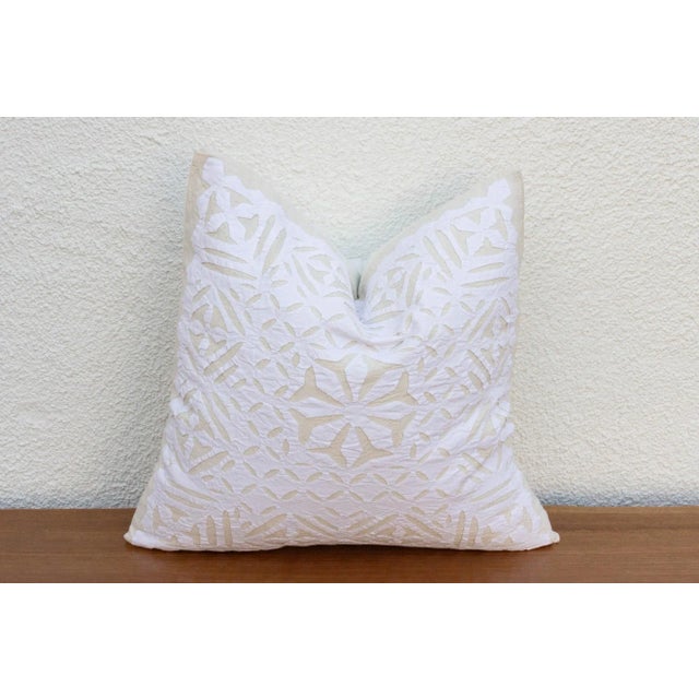 Indian Tuli Applique Pillow Cover For Sale - Image 3 of 7