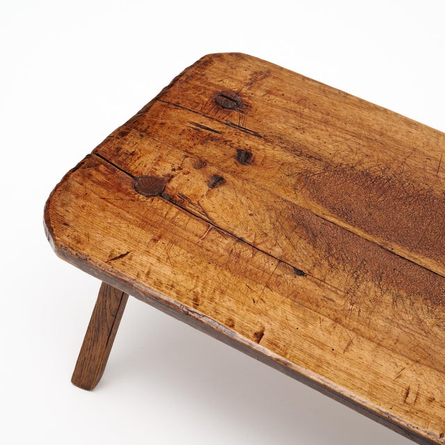 Italian Arte Povera Antique Side Table For Sale - Image 9 of 10