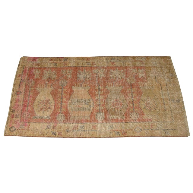 Late 19th Century Late 19th Century Late-19th Century Khotan Samarkand Rug For Sale - Image 5 of 5