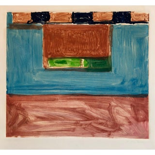 Pierre Obando, Abstract Pattern & Decoration Monoprint Monotype Painting Print Pierre Obando, 1997 For Sale