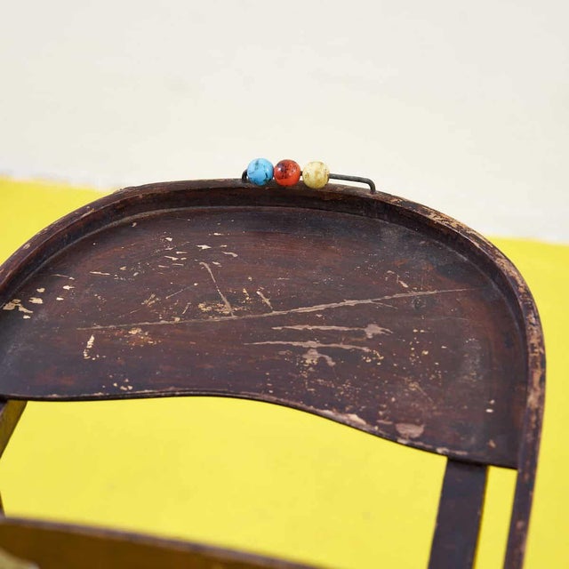 Vintage Children's High Chair For Sale - Image 6 of 7