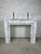 Louis XVI White Marble Chimney, 1890s For Sale - Image 4 of 17