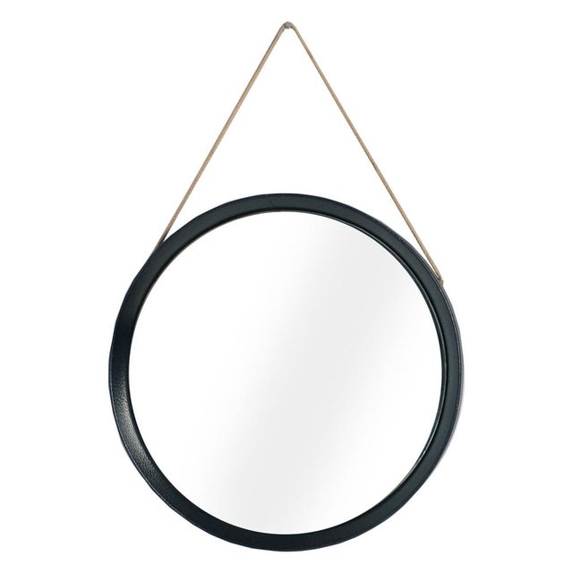 Round Wall Mirror by Luigi Fontana for Fontana Arte, 1950s For Sale - Image 10 of 10