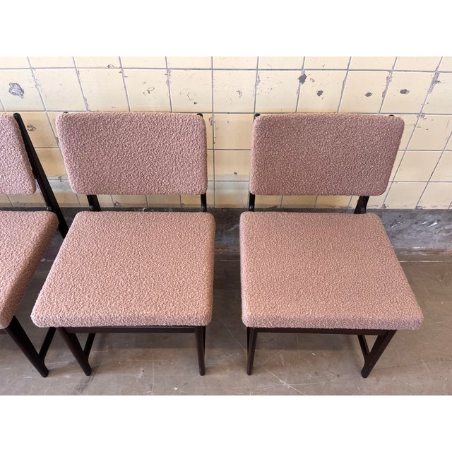 Wood Belgian Dining Chairs, 1960s, Set of 6 For Sale - Image 7 of 8