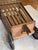 Wood Antique Slat Wood Grocery Shopping Cart Wheeled Basket For Sale - Image 7 of 9
