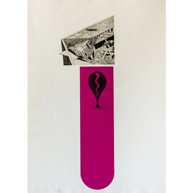 Artist: Takesada Matsutani Title: Town Year: 1969 Dimensions: 12 in. by 26 in. Edition: From the limited edition of 30...
