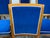 Heritage Neoclassical Blue Velvet Dining Chairs, Set of Six For Sale In San Francisco - Image 6 of 12
