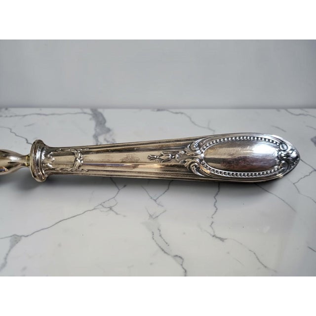 Silver Carving Utensils from Minerva, 1890s, Set of 2 For Sale - Image 6 of 13