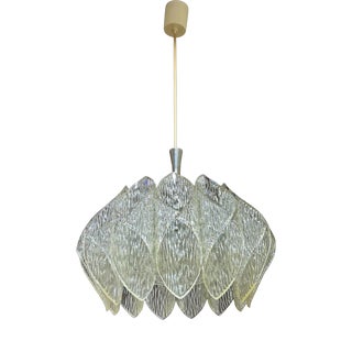 Brutalist Acrylic Pendant in the style of Kalmar, Austria, 1960s For Sale
