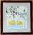 Late 20th Century Vintage Folk Art Ducking Watercolor Painting, Framed For Sale - Image 5 of 5