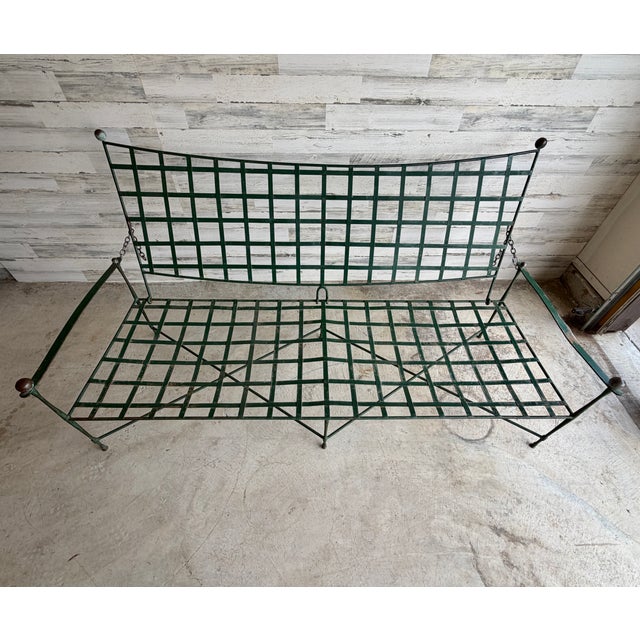 Mario Papperzini for Salterini Iron Garden Sofa For Sale - Image 12 of 18