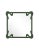 Contemporary Fleur Home Carnival St. Roch Square Mirror in Duck Green, 24x24 For Sale - Image 3 of 3