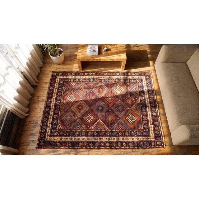 Antique Persian Kurdish Rug For Sale - Image 11 of 12