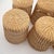 1960s Vintage Woven Rattan Wicker Glass Holders Coastal Barware - Set of 6 For Sale - Image 5 of 11
