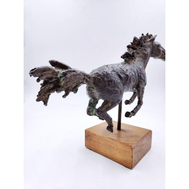 1980s Bronze Running Horse by Piero Augusto Donati, Italy, 1980s-1990s For Sale - Image 5 of 12