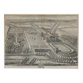 1709 Wollaton Hall in the County of Nottingham Engraving For Sale
