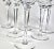 Glass Vintage Wave Cut Crystal Goblets-Set of Six For Sale - Image 7 of 7