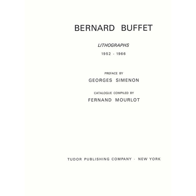 Modern 1967 Lithograph #9 "Fruit Plate" by Bernard Buffet For Sale - Image 3 of 4