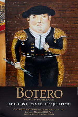 Torero Poster after Fernando Botero