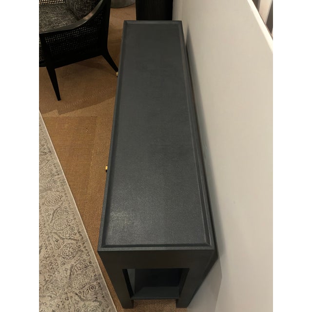 Made Goods Co Jarin Dark Navy Console For Sale In Atlanta - Image 6 of 8