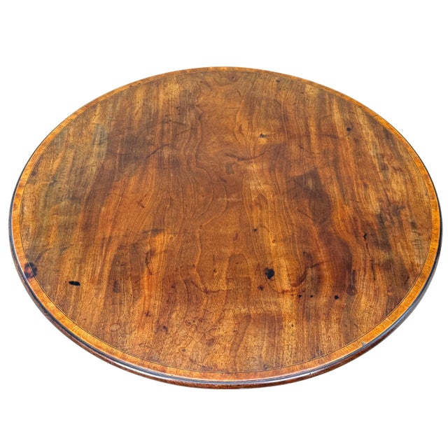 Brown 18th Century George III Mahogany Circular Lamp Table, 1790 For Sale - Image 8 of 12