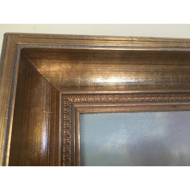 1950s Oil Painting on Canvas- Landscape With a Water Mill Signed 1950s For Sale - Image 5 of 15