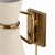 Regina Andrew Gable Swing Arm Sconce, Antique Natural Brass with Oyster Shade For Sale In Detroit - Image 6 of 8
