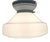 Art Deco German Ceiling Lamp with Opaque White Glass Shade, 1930s For Sale