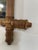 Chestnut Antique French Faux Bamboo Turned Wood Wall Mirror For Sale - Image 8 of 18