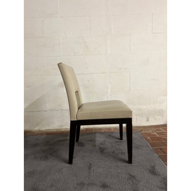Velin Dining Chairs by Christian Liaigre, Set of 6, in Worn conditions. Designed 1990 to 1999 I have official proof of...