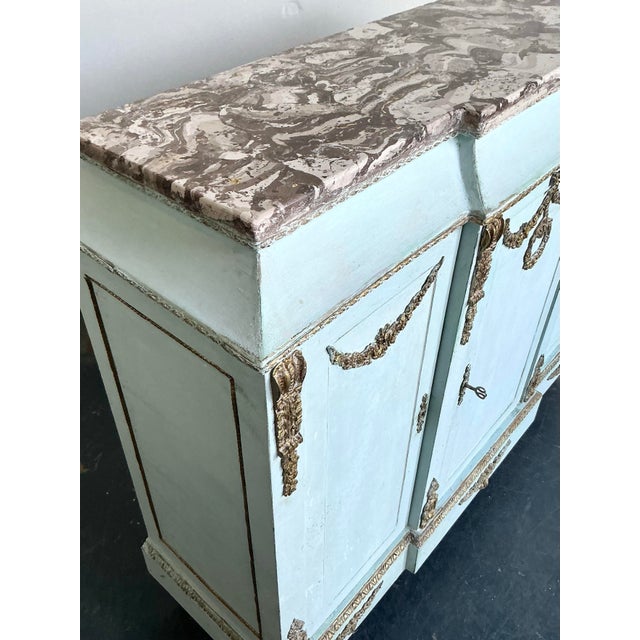 Infuse your home with the refined elegance of 18th-century European design with this exquisite vintage Neoclassical...