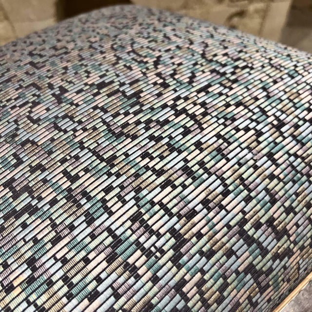 1980s Karl Springer-Taller Maria Teresa Méndez Six Goatskin Dining Chairs For Sale - Image 9 of 10