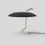 Model 537 Lamp with Brass Structure and White Reflector by Gino Sarfatti for Astep For Sale - Image 6 of 9