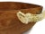 Mid-Century Organic Rustic Handmade Wood Carved Solid Wood Square Bowl With Natural Antler Handles For Sale - Image 6 of 10