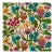 Schumacher Modern Botanical Embroidery Fabric In Paradise For Sale