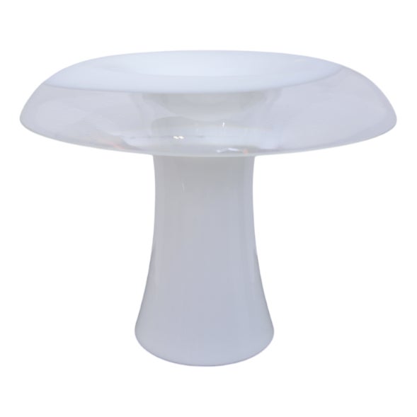 Murano Glass Mushroom Table Lamp attributed to Vistosi, 1970s For Sale