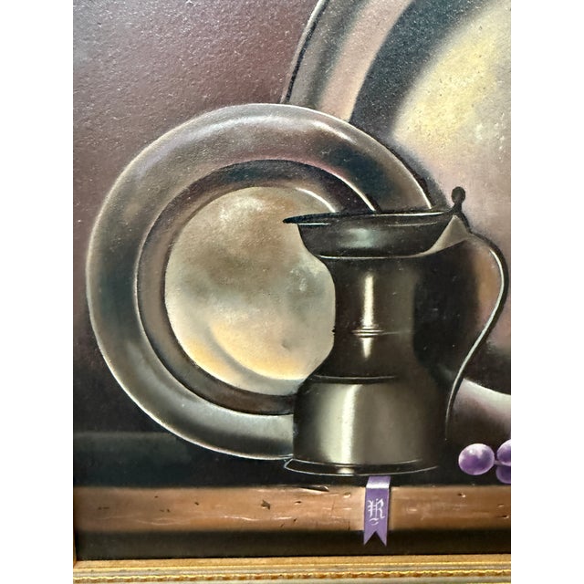 John Rand Taylor Pewter Tableware Still-Life Original Print, Signed For Sale In San Francisco - Image 6 of 12