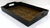 Brown Antique Japanese Kanji Calligraphy Wood Serving Tray Obon With Stamp Signature For Sale - Image 8 of 11