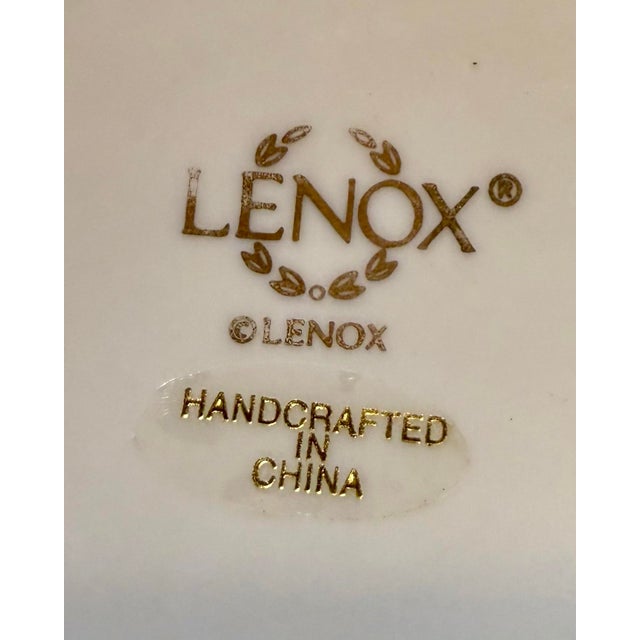 Late 20th Century Late 20th Century Set of 4, Lenox Certified Ivory Daffodil Vases For Sale - Image 5 of 12