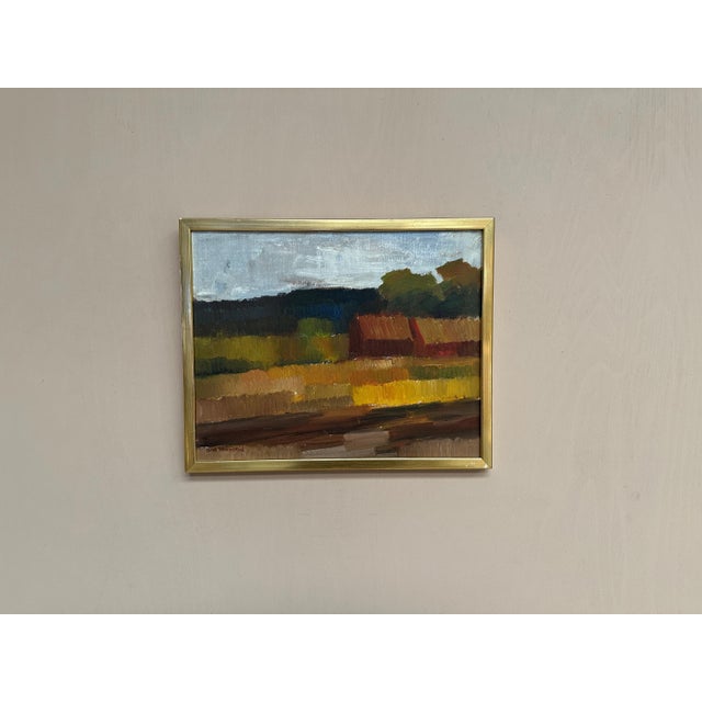 Olle Rhönnstad, Landscape, 1960s, Oil on Canvas, Framed For Sale - Image 12 of 18