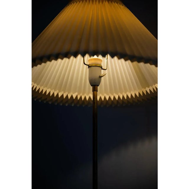 Very rare floor lamp designed by svend aage holm sørensen produced by holm sørensen & co in denmark brass good vintage...