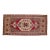 1970s Hand Made Small Turkish Rug. DoorMat Entry Decor Kitchen Mat Baht Mat - 18'' X 37'' For Sale