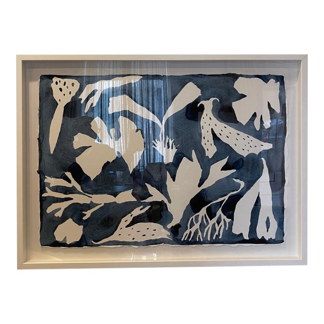 Sekiu Watercolor, Ink and Gouache Painting by Kate Roebuck For Sale